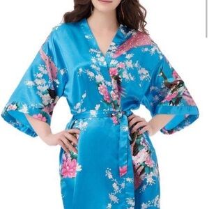 KIMONO Asian style “Peacock” Robe